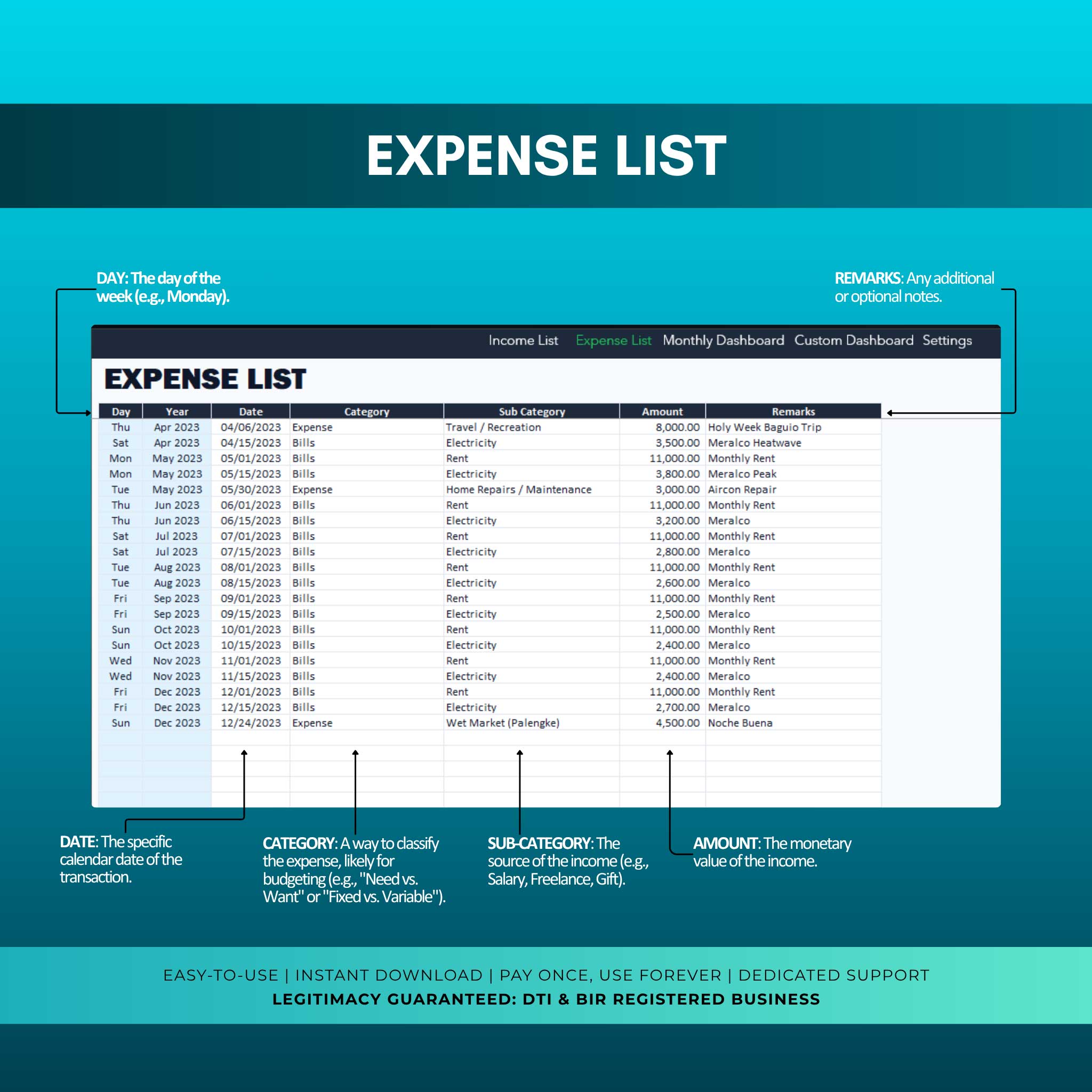 Income & Expense Tracker