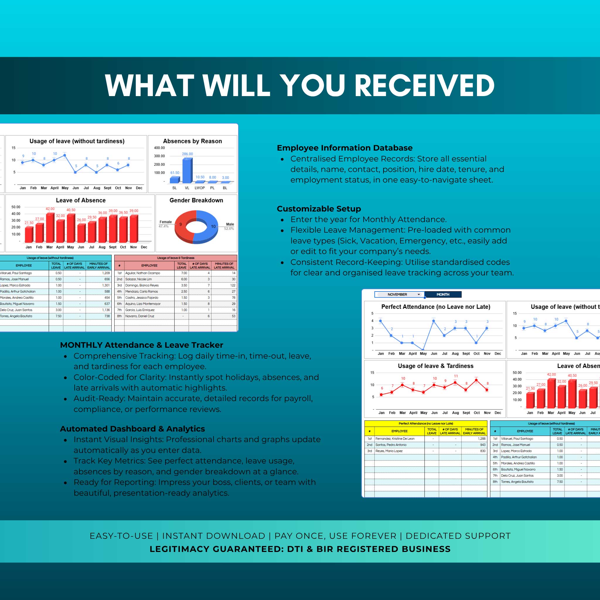 Employee Attendance & Leave Tracker